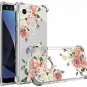 For Google Pixel 3 Case ShockAbsorption Flexible TPU Rubber Silicone Big Rose