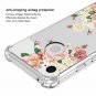 For Google Pixel 3 Case ShockAbsorption Flexible TPU Rubber Silicone Big Rose