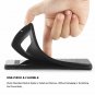 For Galaxy S10 Plus Case Leather Flexible TPU Silicone Hybrid Slim Black