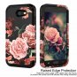 For Samsung Galaxy J3 2017 Case Shock Absorption Protective Slim Rose Black