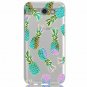 For Galaxy J7 V Case Slim Shockproof Clear Soft Flexible TPU Pinneapples