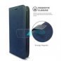 iPhone Xs Max Case Wallet Card Holder Magnetic Closure,Durable Leather Blue