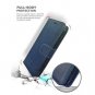 iPhone Xs Max Case Wallet Card Holder Magnetic Closure,Durable Leather Blue