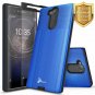 For Sony Xperia XA2 Ultra Case Full Coverage Tempered Glass Heavy Duty Blue