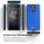 For Sony Xperia XA2 Ultra Case Full Coverage Tempered Glass Heavy Duty Blue