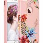 For iPhone 6S/6 Case Slim Fit Dual Layer Soft Silicone  Hard Back Pink Flower