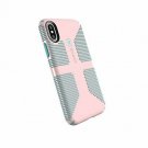 For iPhone XS/iPhone X Case CandyShell Grip Cell Quartz Pink/River Blue