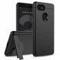 For Google Pixel 3 Case Wallet Dual Layer with Card Slot Holder Kickstand Black