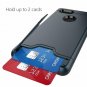 For Google Pixel 3 Case Wallet Dual Layer Card Slot Holder Kickstand Navy Blue
