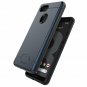 For Google Pixel 3 Case Wallet Dual Layer Card Slot Holder Kickstand Navy Blue