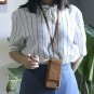 For iPhone Xs Max Wallet Case Detachable Neck Strap Wrist Lanyard Leather Coffee