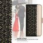 For Galaxy S10 Plus Case Wallet Luxurious Romantic Carved Makeup Mirror Black