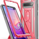 For Galaxy S10 Plus Case Heavy Duty Protection Full Body Shockproof Slim Pink