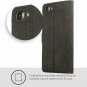 For iPhone 7 Case, Snakehive Genuine Leather Wallet with Viewing Stand Black