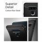 For LG V40 ThinQ Case 2018 Rugged Armor Designed Carbon Fiber Flexible Black
