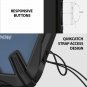 For Pocophone F1 Case Ergonomic Transparent Tough Fusion X Designed Style Black