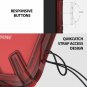 For Pocophone F1 Case Ergonomic Transparent Tough Fusion X Designed Style Red