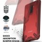 For Pocophone F1 Case Ergonomic Transparent Tough Fusion X Designed Style Red