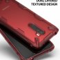 For Pocophone F1 Case Ergonomic Transparent Tough Fusion X Designed Style Red