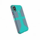 For iPhone X/Xs Case CandyShell Grip Caribbean Blue/Bubblegum Pink