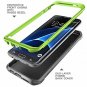 Samsung Galaxy S7 Edge Case Full-Body Rugged Holster TPU Green/Gray
