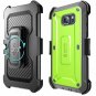 Samsung Galaxy S7 Edge Case Full-Body Rugged Holster TPU Green/Gray