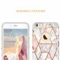 For iPhone 6/6s Plus Case Fingic Marble Design Slim Fit Clear Bumper Soft Rubber