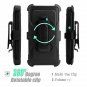 For Galaxy J3 2018 Case Heavy Duty Shockproof Full Body Protection Rugged Black