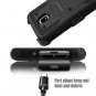 For Galaxy J3 2018 Case Heavy Duty Shockproof Full Body Protection Rugged Black
