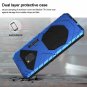 For Huawei Mate 20 Pro Case Armor Aluminum Heavy Duty Bumper Hard Tough Blue