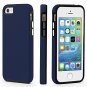 For iPhone 5/5s/SE Case Dual Guard Protective Shock Absorbing Scratch Navy Blue