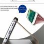 For Galaxy A8 Plus Case Mirror Design Clear View Flip Bookstyle Luxury Black