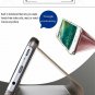 For Galaxy A8 Plus Case Mirror Design Clear View Flip Bookstyle Luxury Purple