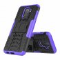 For Galaxy J8 2018 Case Hybrid Rugged Heavy Duty Armor Hard Back Cover Purple