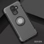 For Galaxy J8 2018 Case Hybrid Back with 360 Degree Rotation Ring Holder Gray