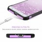 For Galaxy Grand Prime Case Luxury Glitter Slim Hybrid Shockproof 2 in 1 Purple