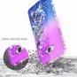 For Samsung Galaxy Grand Prime Case w/Screen Protector Glitter Shiny Purple/Blue