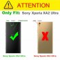 For Xperia XA2 Ultra Case Wallet Stand Slim Fit Heavy Duty Flip Cover Pink
