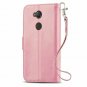 For Xperia XA2 Ultra Case Wallet Stand Slim Fit Heavy Duty Flip Cover Pink