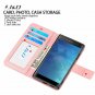 For Xperia XA2 Ultra Case Wallet Stand Slim Fit Heavy Duty Flip Cover Pink