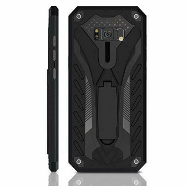 For Samsung Galaxy S8 Case Military Grade 12ft Drop Tested Kickstand Black