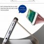 For Samsung J8 2018 Case Mirror Design Clear View Flip Bookstyle Protecter Black