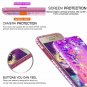 Fo Galaxy Grand Prime Case Tempered Glass Screen Protector Girls Pink/Purple