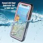 For Apple iPhone XR Case with Built-in Screen Protector Clear Waterproof Pink