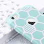 For iPhone 6/6s Case Slim Fit Dual Layer Soft Silicone & Hard Back Honey Comb
