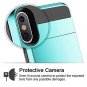 For iPhone Xs Max Case Wallet Card Holder Sliding Cover Credit Card Slot Blue