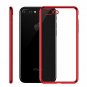For iPhone 7/8 Plus Case Soft Cover Electroplated Frame Ultra Slim Red