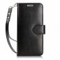 For iPhone 7/8 Plus Case Luxury PU Leather Wallet Kickstand Card Slots Black