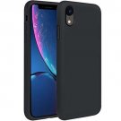 iPhone XR Case Liquid Silicone Gel Rubber Full Body Protection Shockproof Black