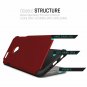 For iPhone 6/6s Case ImpactStrong Heavy Duty Dual Layer Protection Deep Red